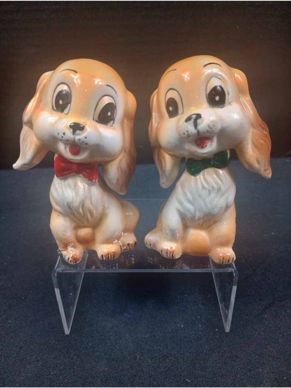 Vintage 1950s Era Cocker Spaniel Labeled Commodore Made in Japan Hand  Porcelain